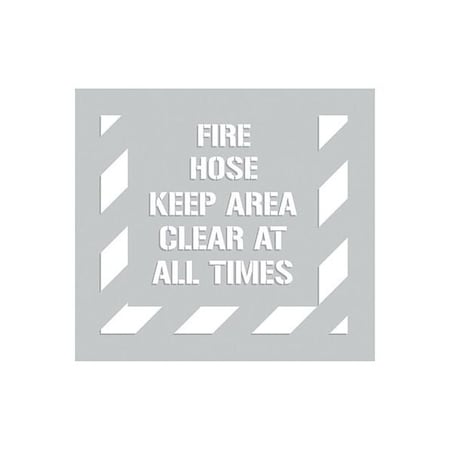 Accuform Floor Marking Stencil PMS323